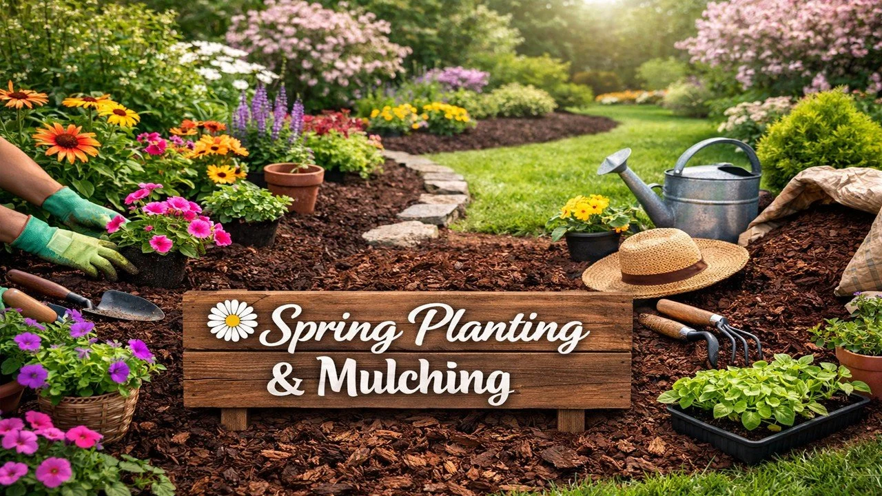 Spring Planting and Mulching