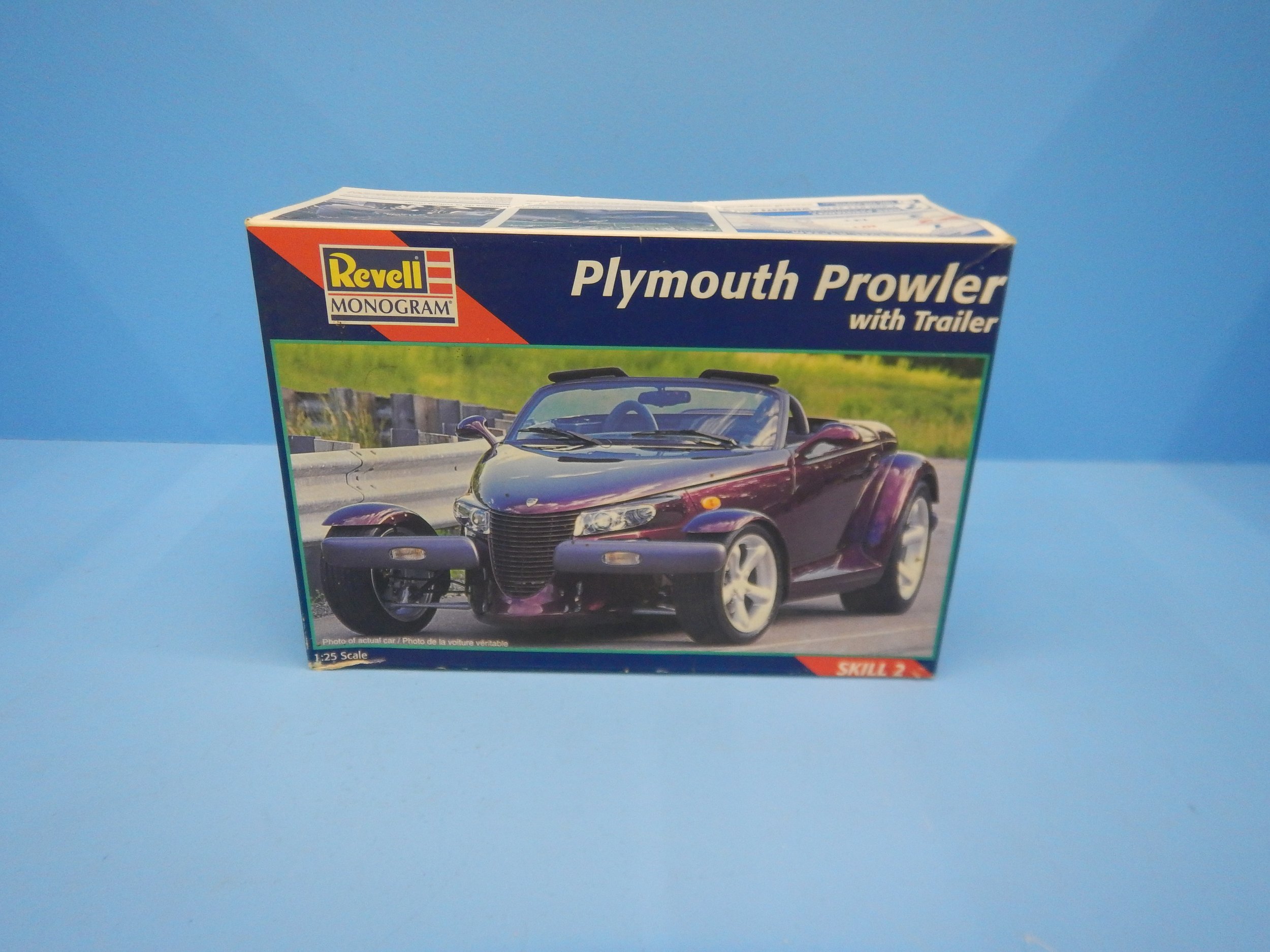 PLYMOUTH PROWLER WITH TRAILER, OPEN BOX, 85-7631OBTS