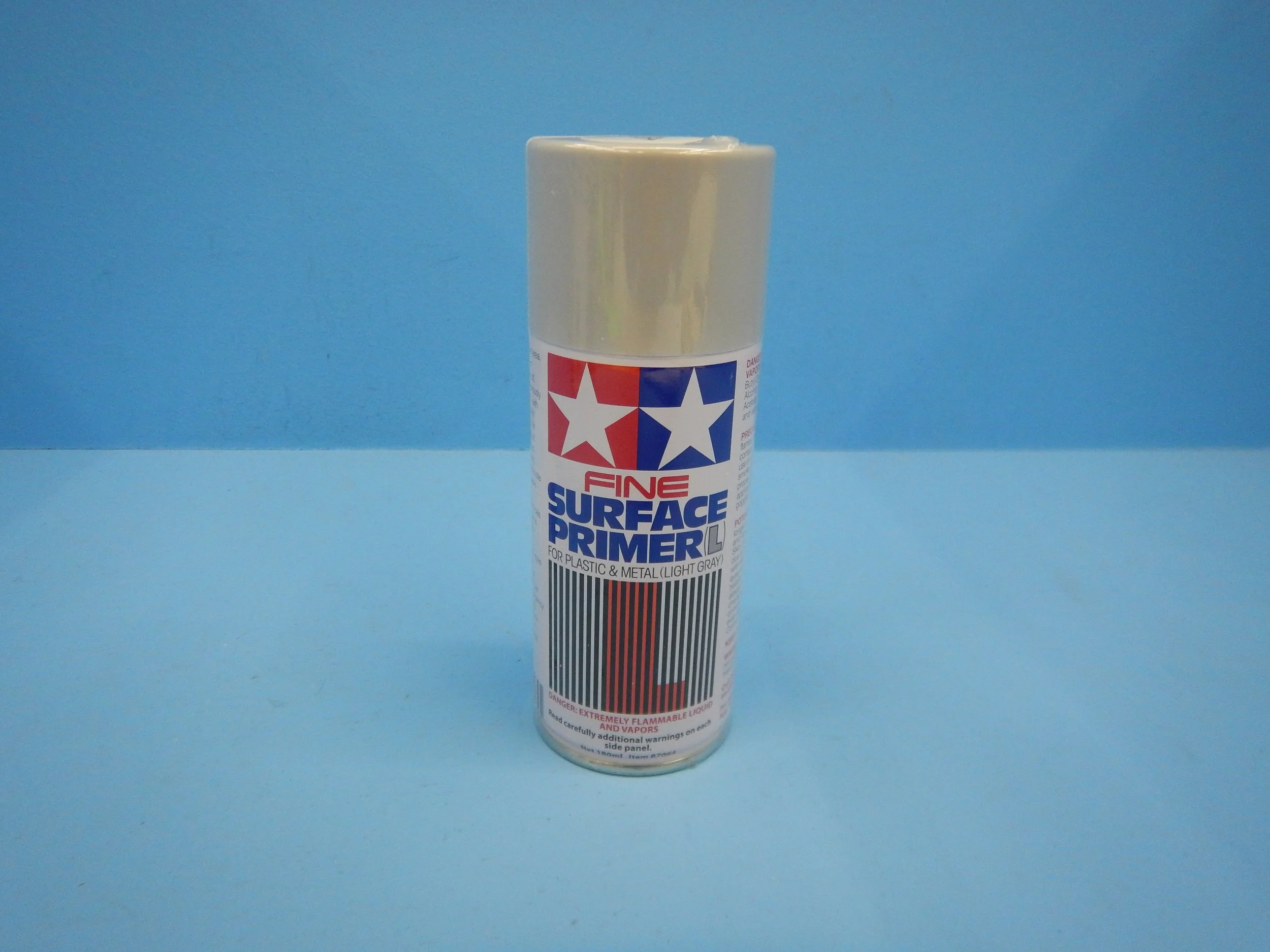SURFACE PRIMER, FINE, LIGHT GRAY, SPRAY CAN, TAM87064