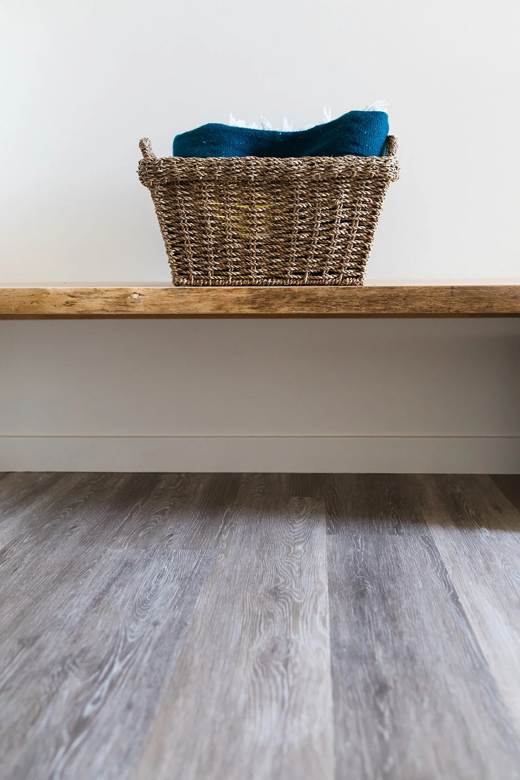 Glue down vinyl, custom millwork, flooring prep luxury vinyl planks