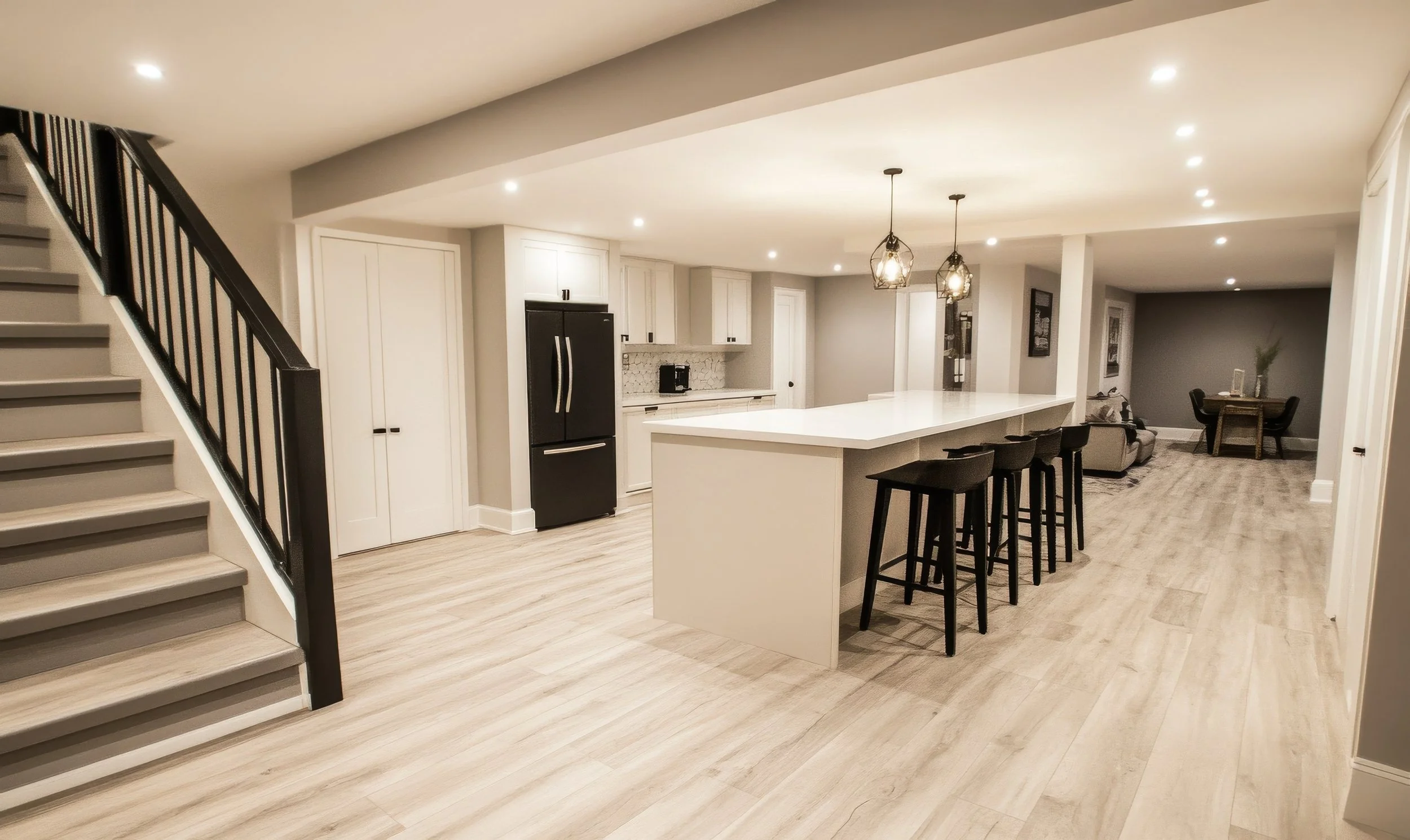 Michigan Basement Kitchen Remodel
