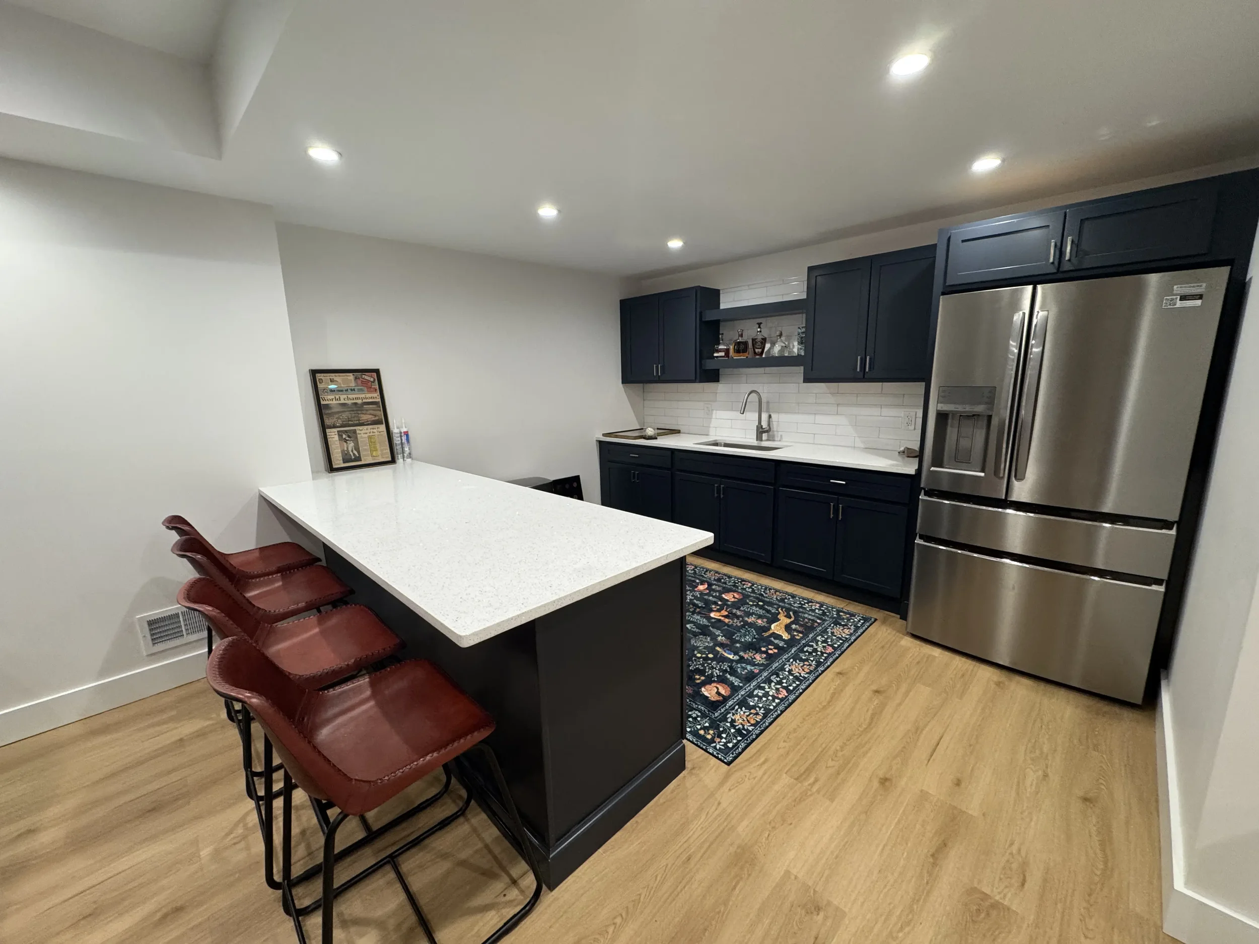 Michigan Finished Basement Kitchen