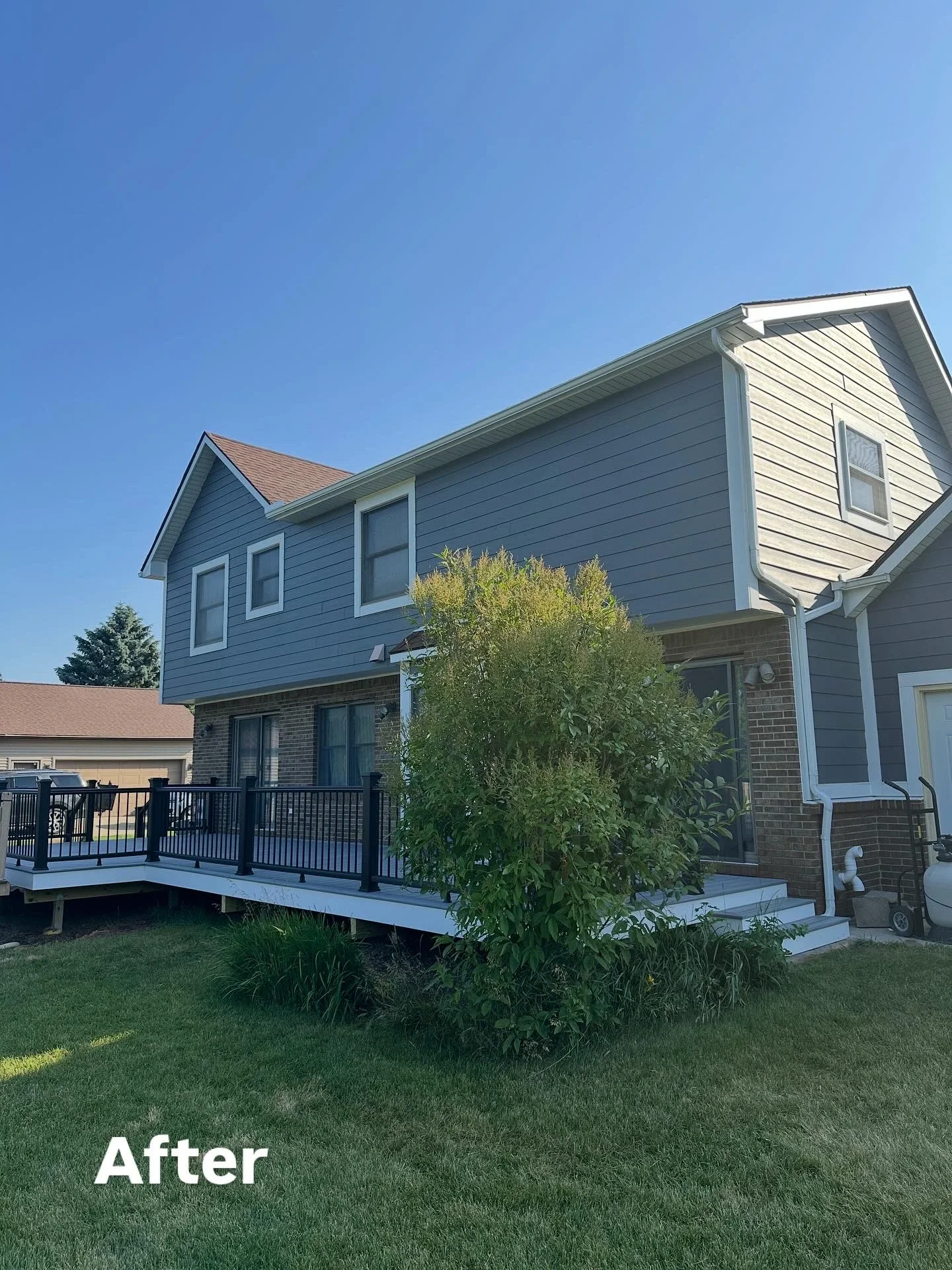 Custom Deck Michigan After