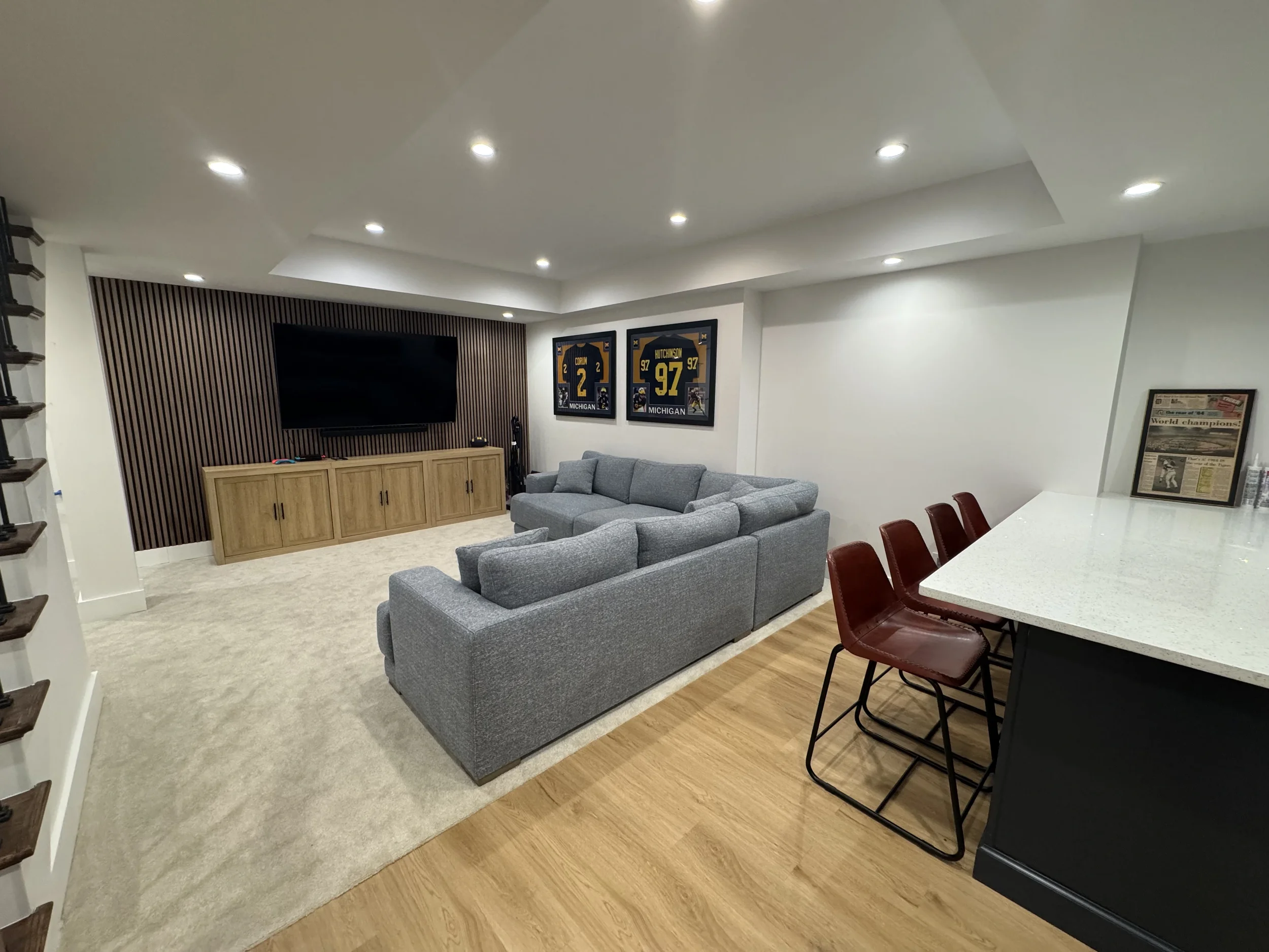 Michigan Finished Basement