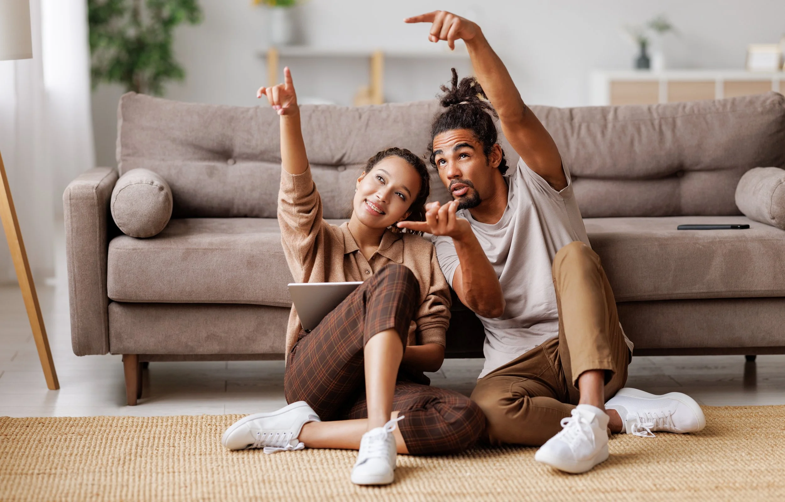 Couple Imaging New Home