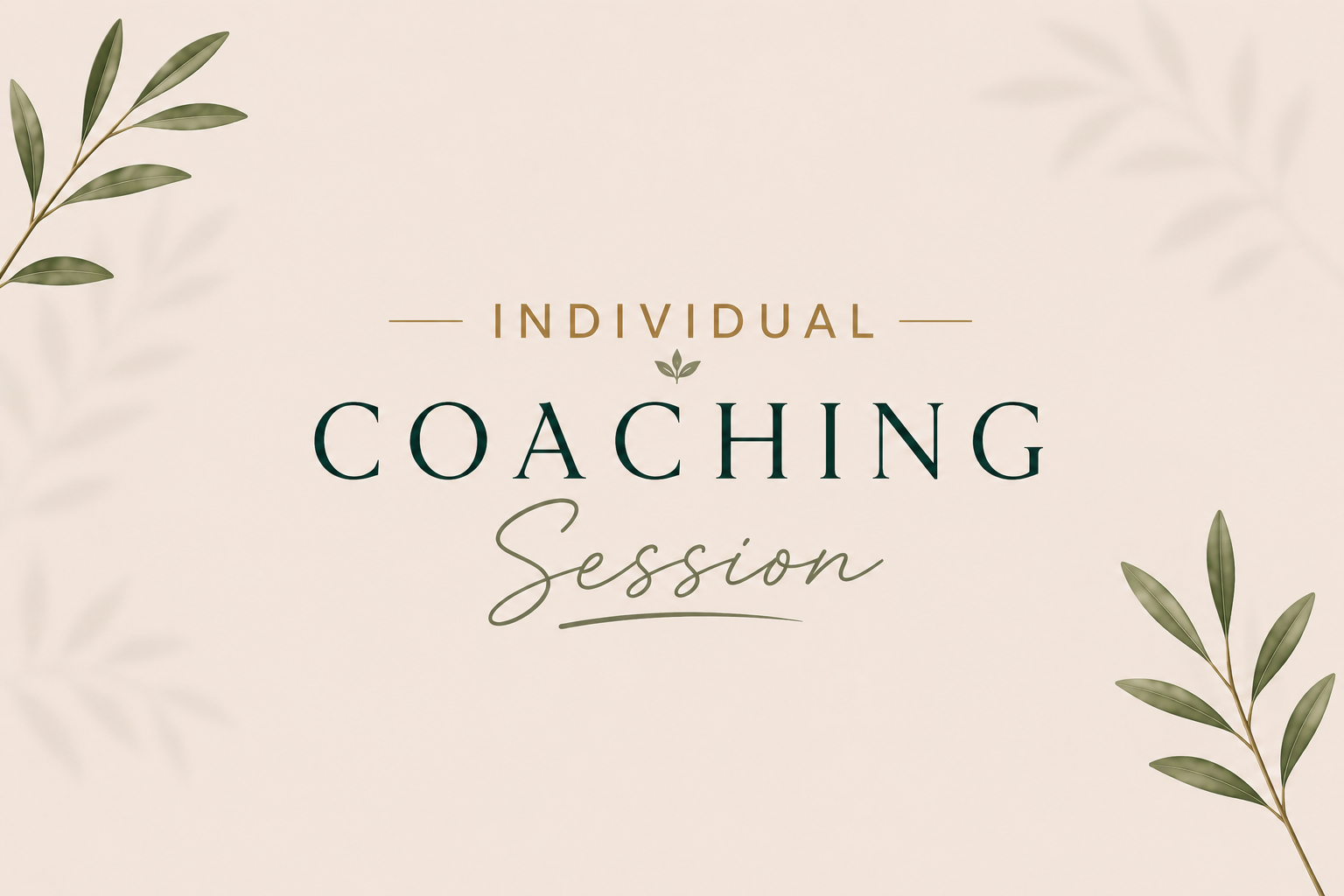 Individual Coaching Session