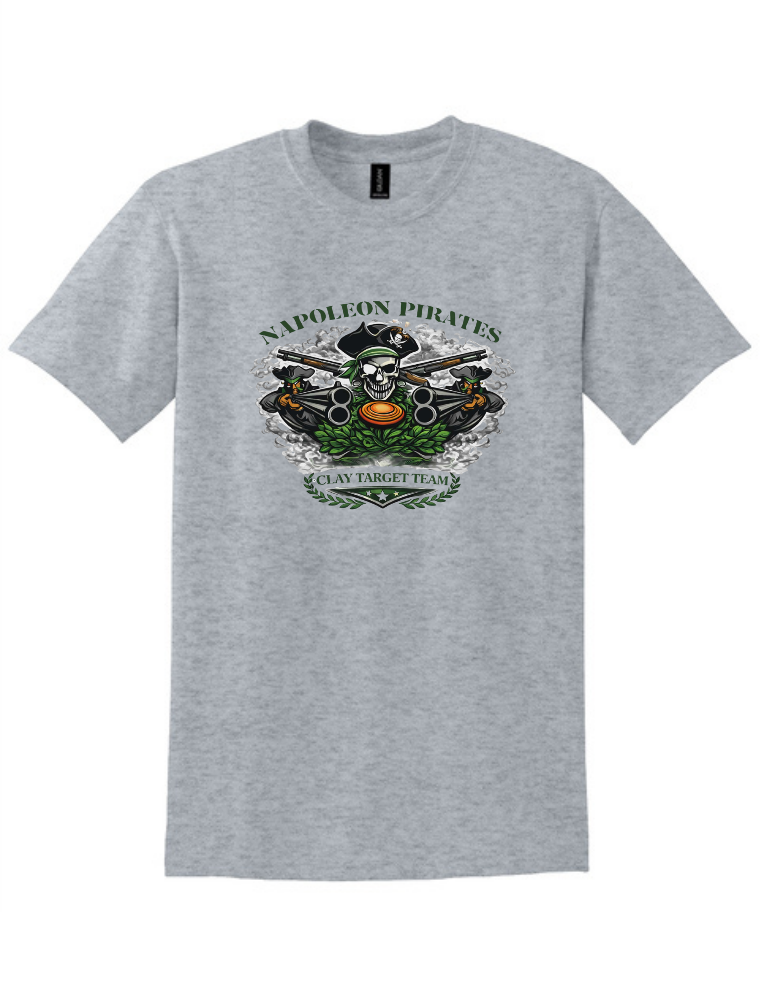 Classic Tee (Gray)-Napoleon Clay Target Team