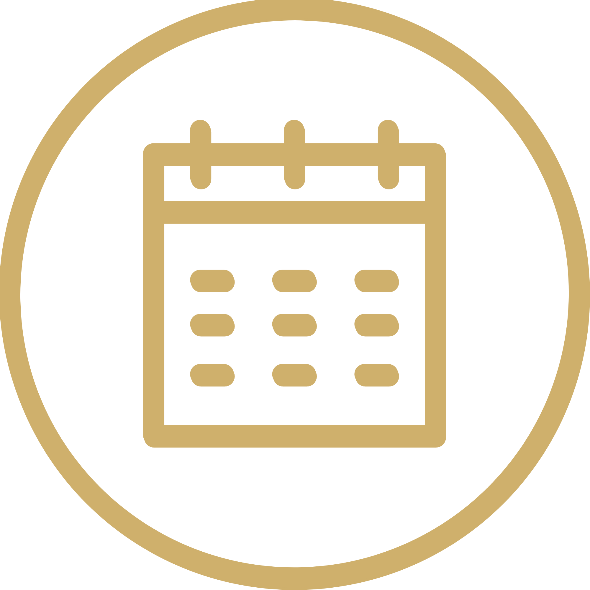 Gold outline of an American football with a stylized football icon inside.