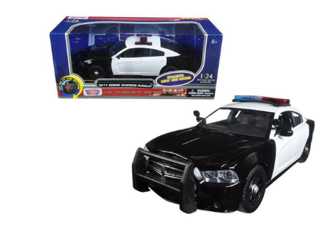 2011 Dodge Charger (Pursuit) 1/24 Scale B&W