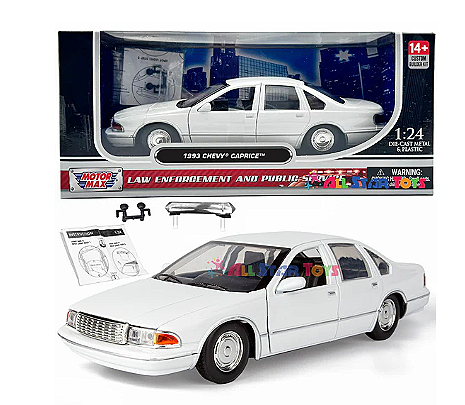 1993 Chevy Caprice Classic 1/24 Scale White