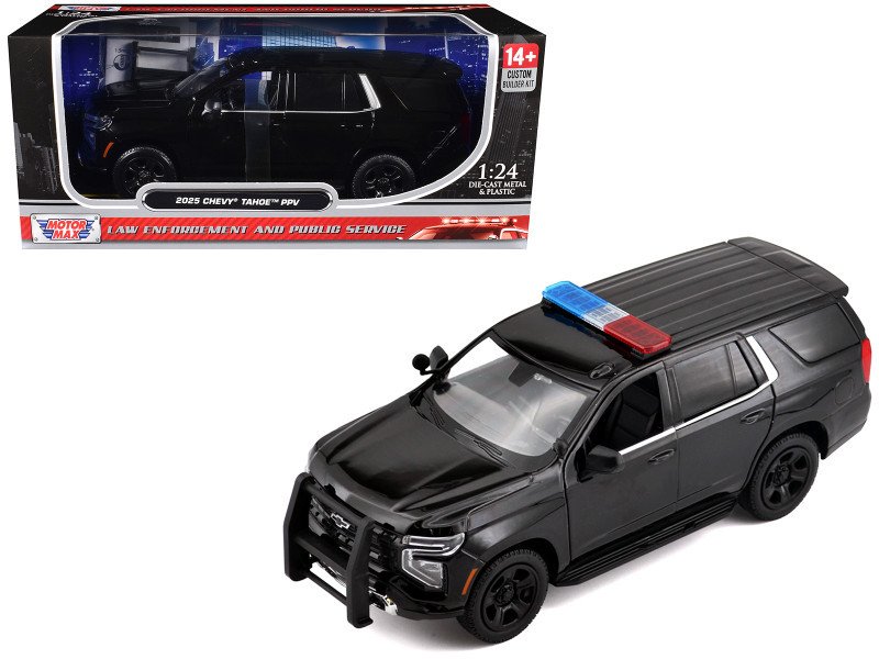 2025 Chevy Tahoe (PPV) 1/24 Scale Black