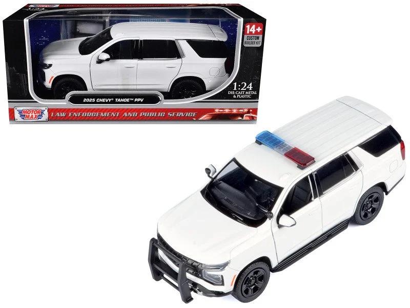 2025 Chevy Tahoe (PPV) 1/24 Scale White
