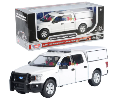 2019 Ford F-150 w/Cap 1/27 Scale White