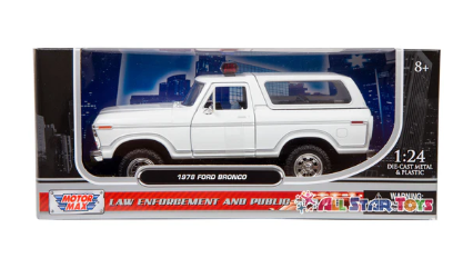 1978 Ford Bronco 1/24 Scale White