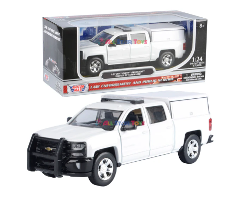 2017 Chevy Silverado 1500 1/24 Scale White