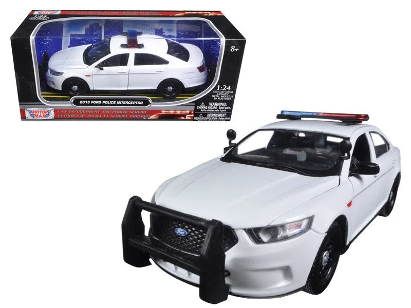 2013 Ford Police Interceptor Sedan 1/24 Scale White