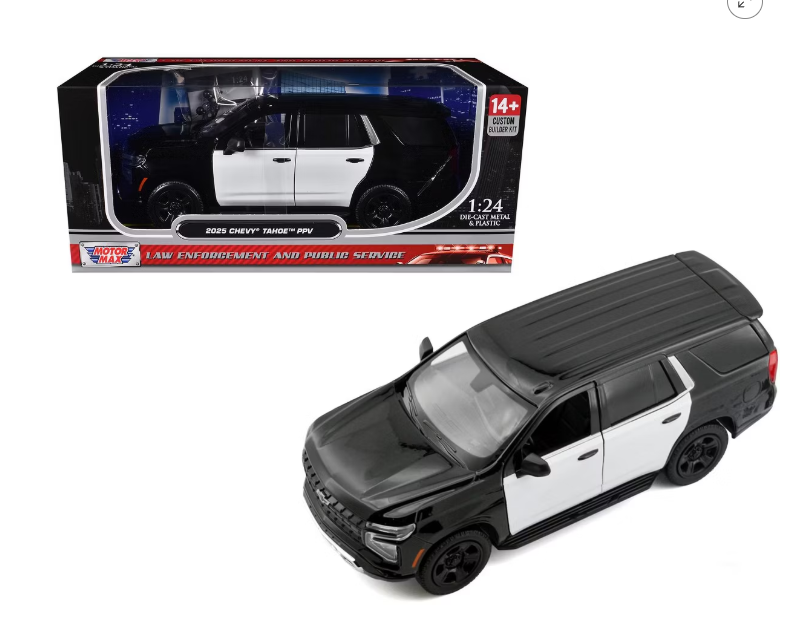 2025 Chevy Tahoe (PPV) 1/24 Scale B&W