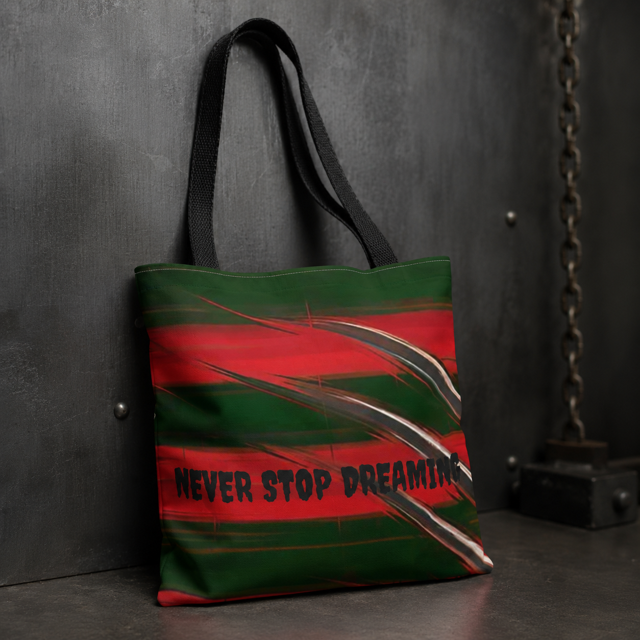 Freddy Krueger Slasher Horror Tote Bag