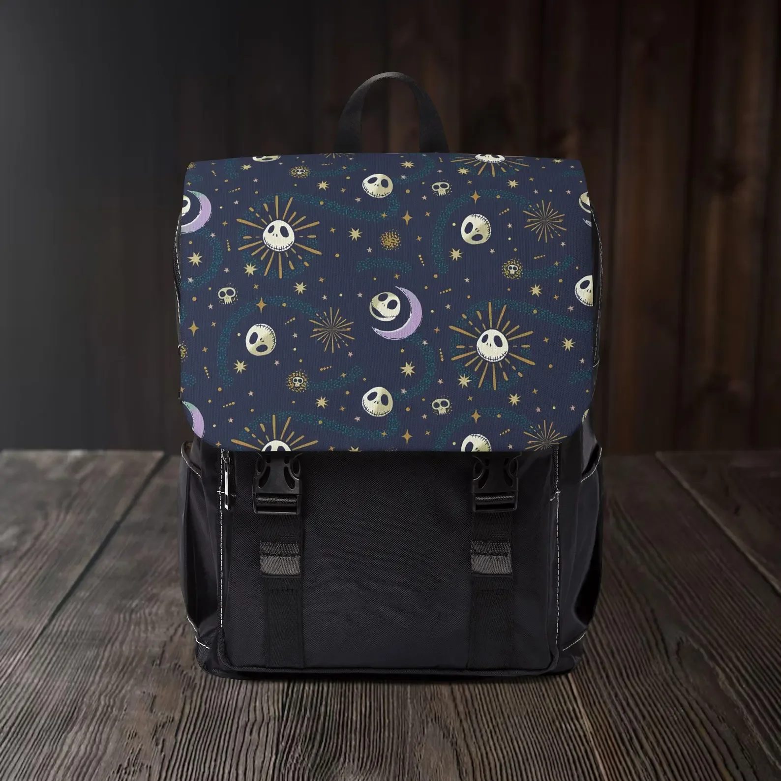 Jack Skellington Celestial Unisex Casual Shoulder Backpack