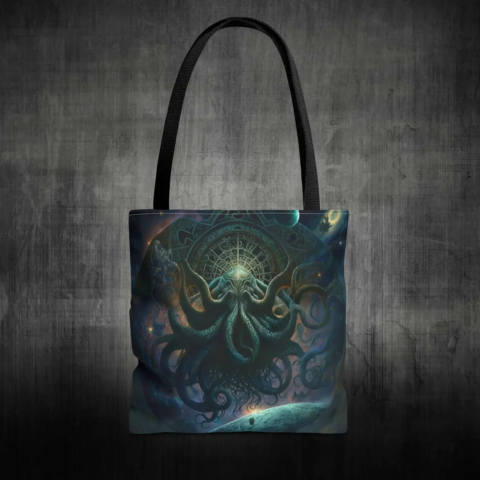 Cthulhu Inter Dimensional Horror Tote Bag - Eldritch Gothic Lovecraftian Accessory