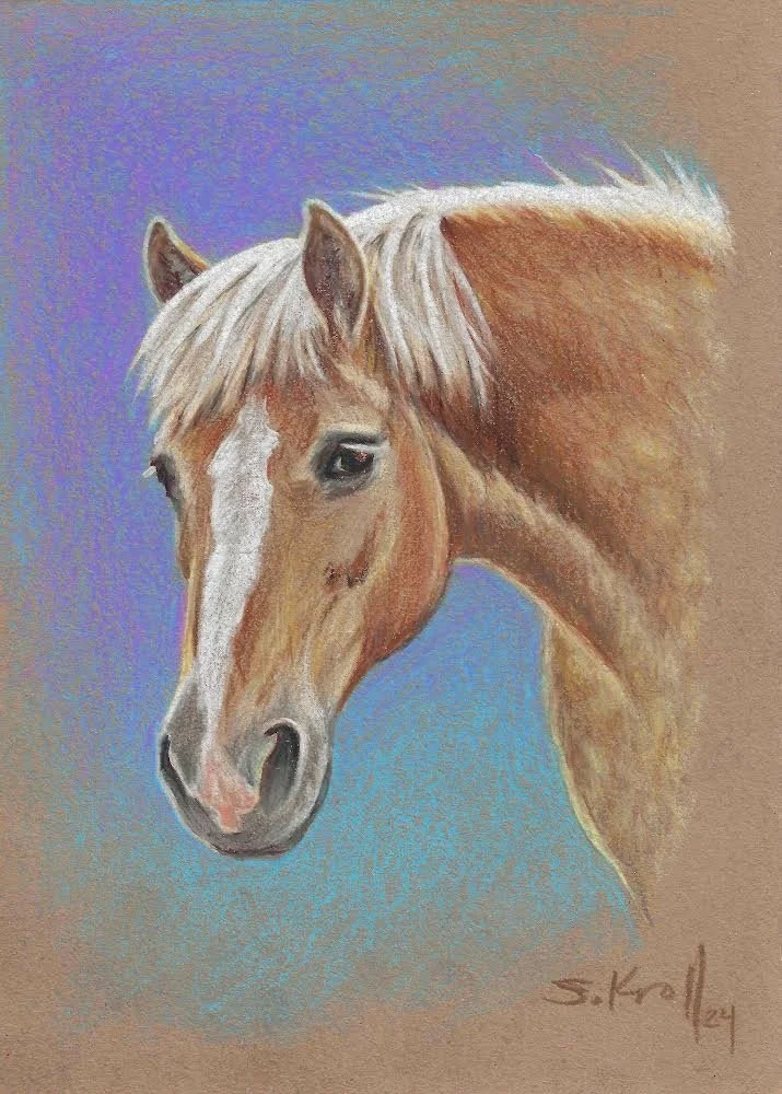 "Ellie" | Prismacolor Pencil on Paper, 2024