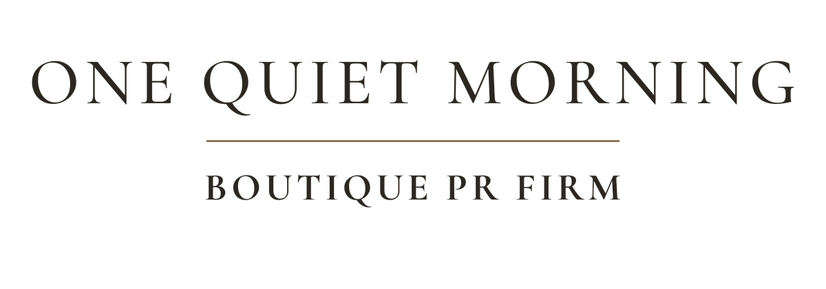 One Quiet Morning: PR &amp; Design