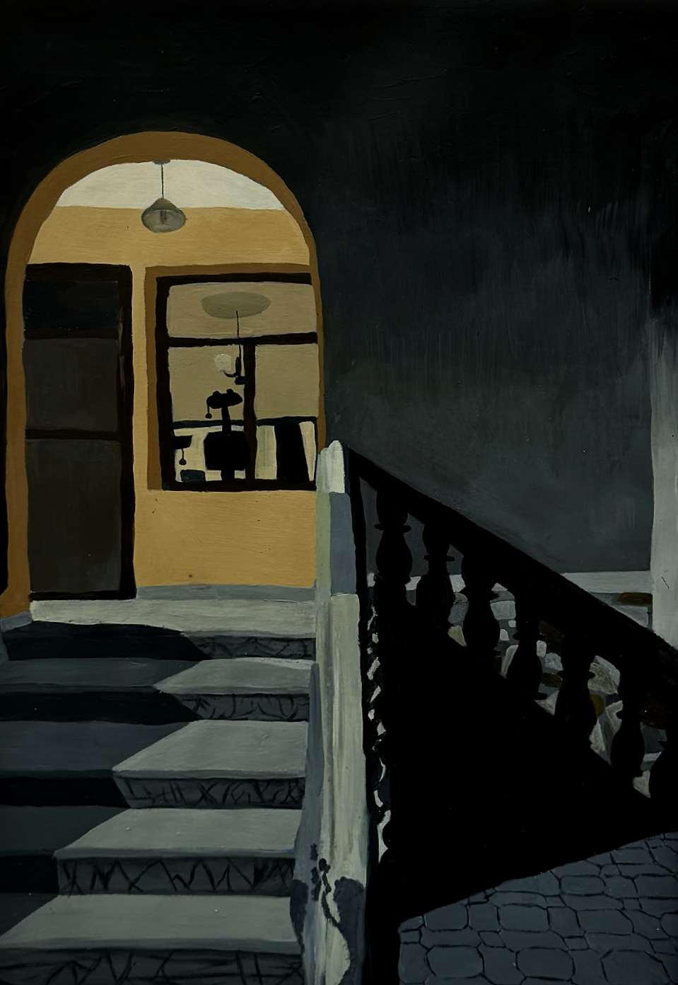 Night

(2024)

42 × 59.4 cm

Acrylic on paper