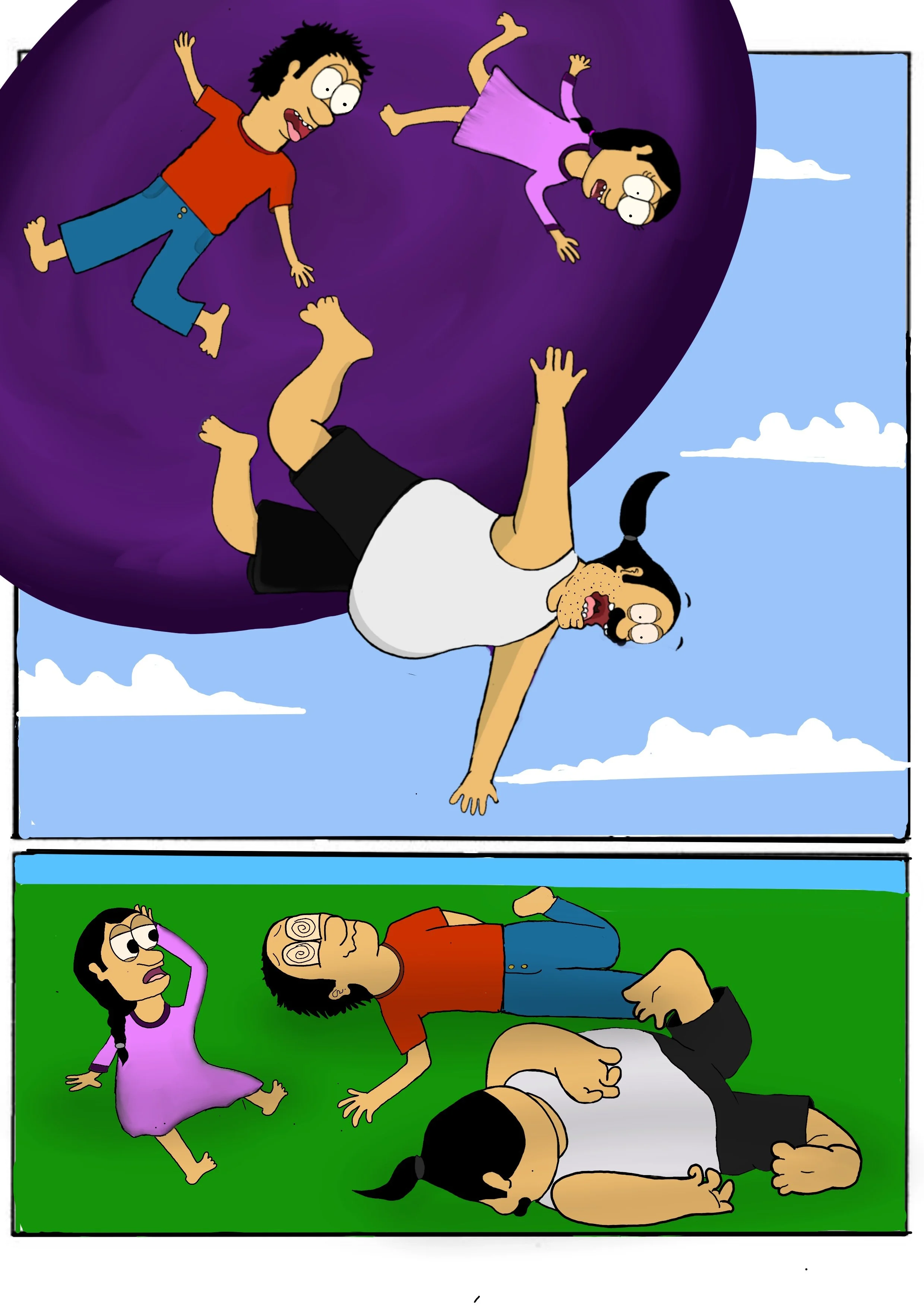 Boynes Lost Journey, 2025, series 9 of 10,  
21 × 29.7 cm, Procreate, Adobe Illustrator 