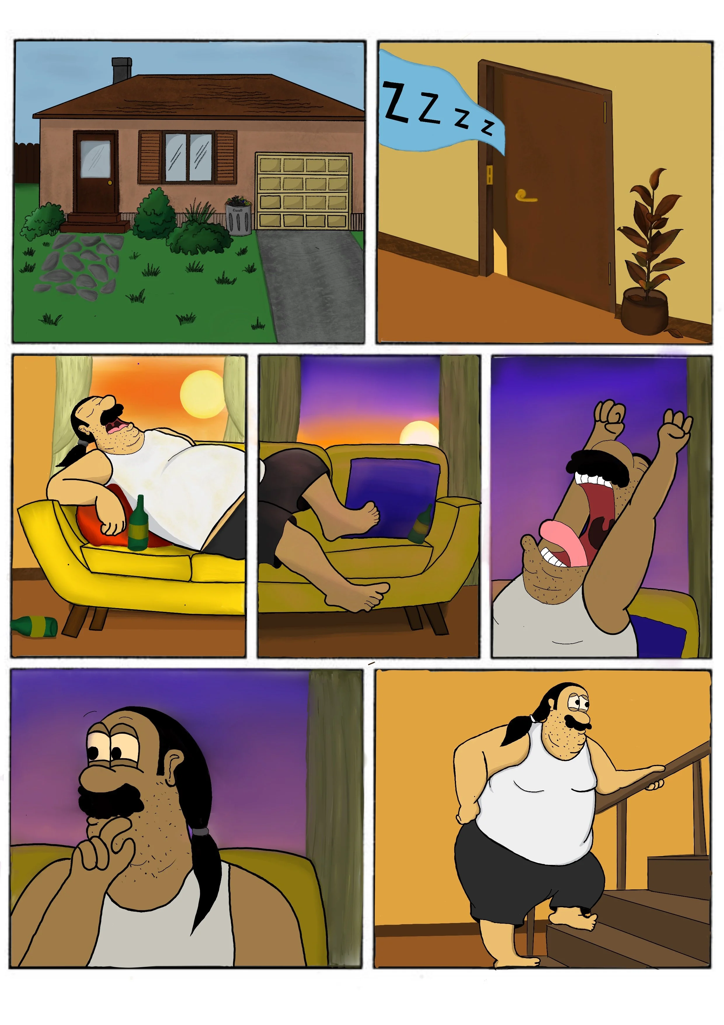  Boynes Lost Journey, 2025, series 1 of 10,  
21 × 29.7 cm, Procreate, Adobe Illustrator 