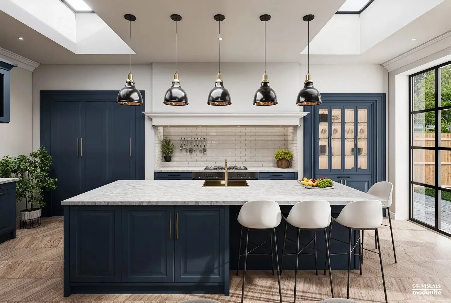 Off-plan property CGI New build development CGI