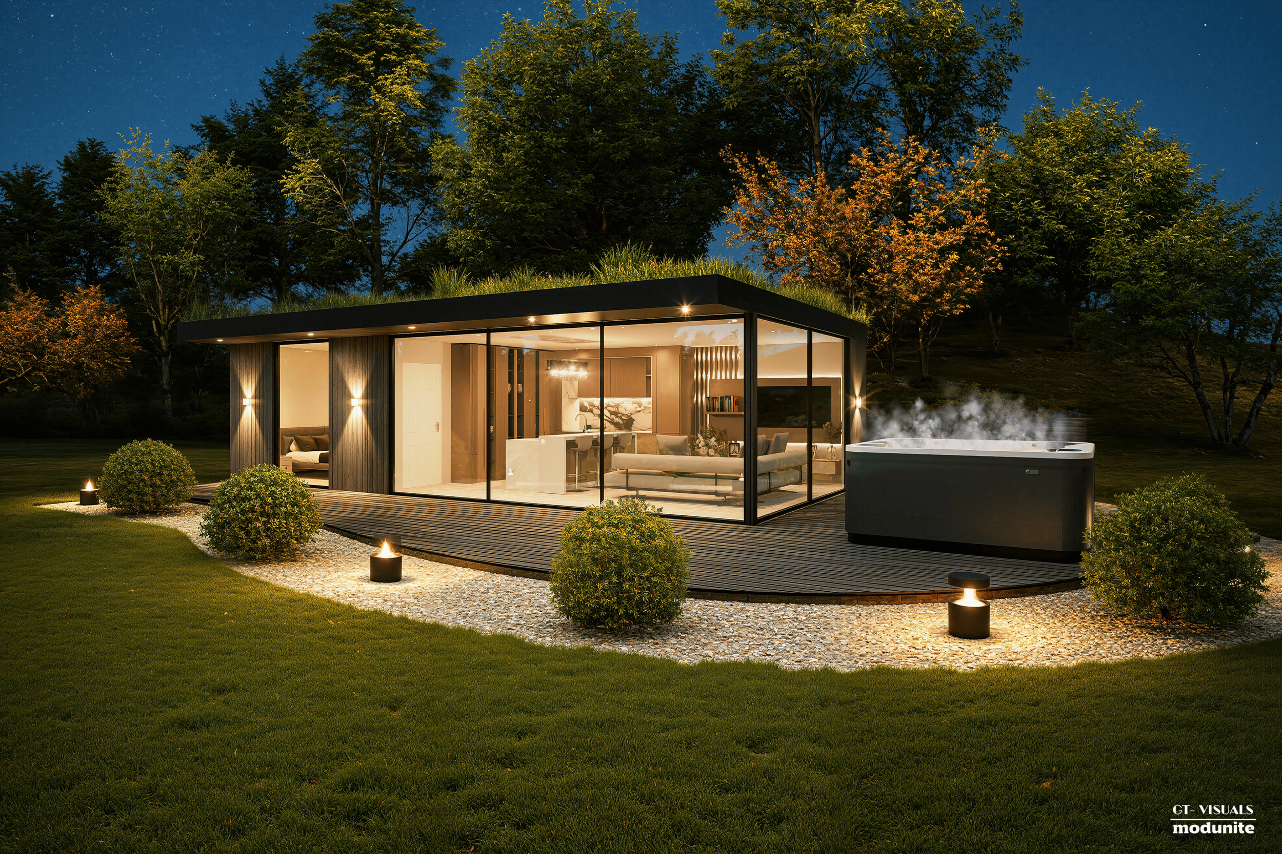 Residential development visualisation Commercial development CGI