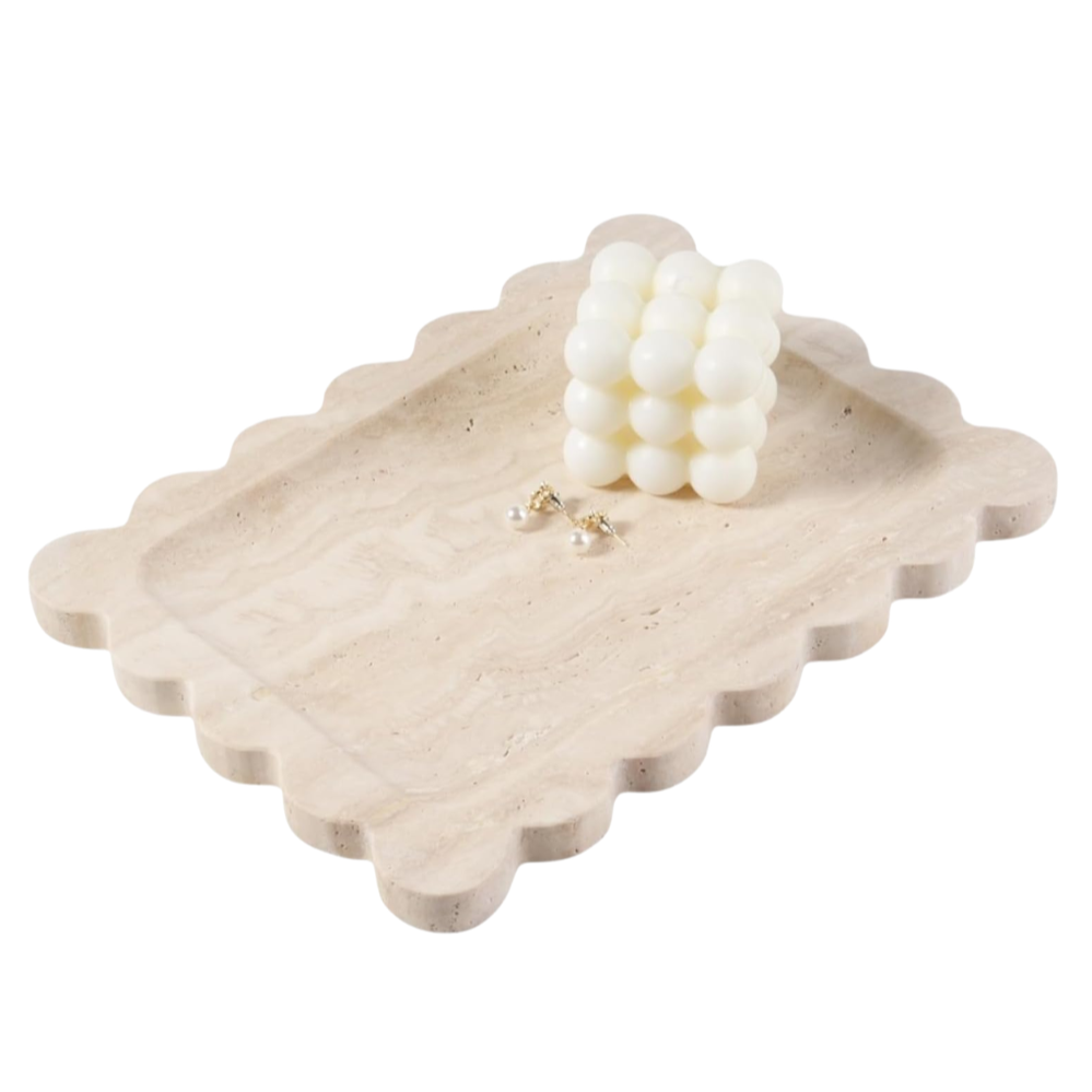 scalloped-travertine-stone-tray-bubble-candle-modern-neutral-home-styling