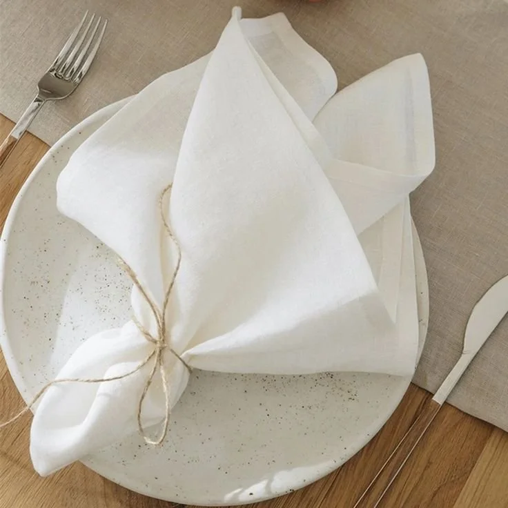 white napkin
