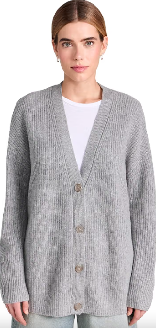 Jenni Kayne Women's Cashmere Cocoon Cardigan grey.png