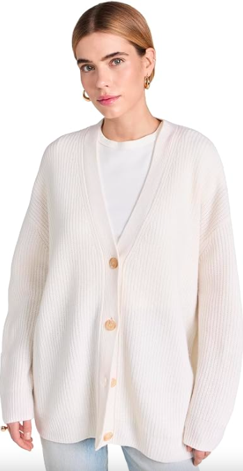 Jenni Kayne Women's Cashmere Cocoon Cardigan ivory.png