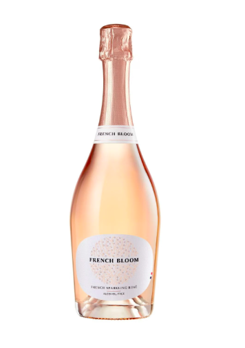 French Bloom Le Rosé, 0.0% Alcohol-Free Sparkling Wine, 750ml - Certified Organic, Vegan, Low Calorie, Pregnancy Friendly, Sulfite-Free - Made with Fine Organic Wine, No Preservatives or Added Sugar.png