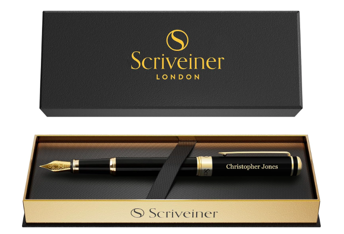 Scriveiner Personalized Black Fountain Pen.png