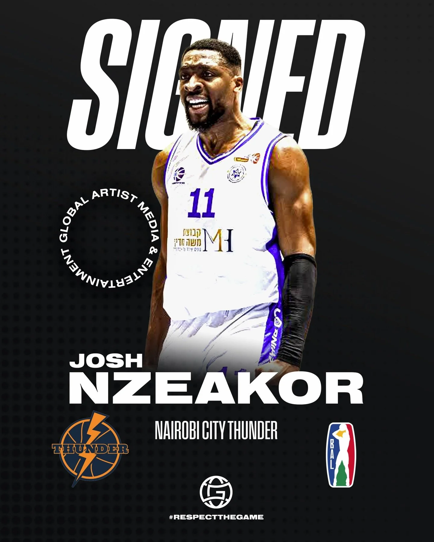 Josh Nzeakor will play in @thebal with @nairobicity_thunder 
#RespectTheGAME
