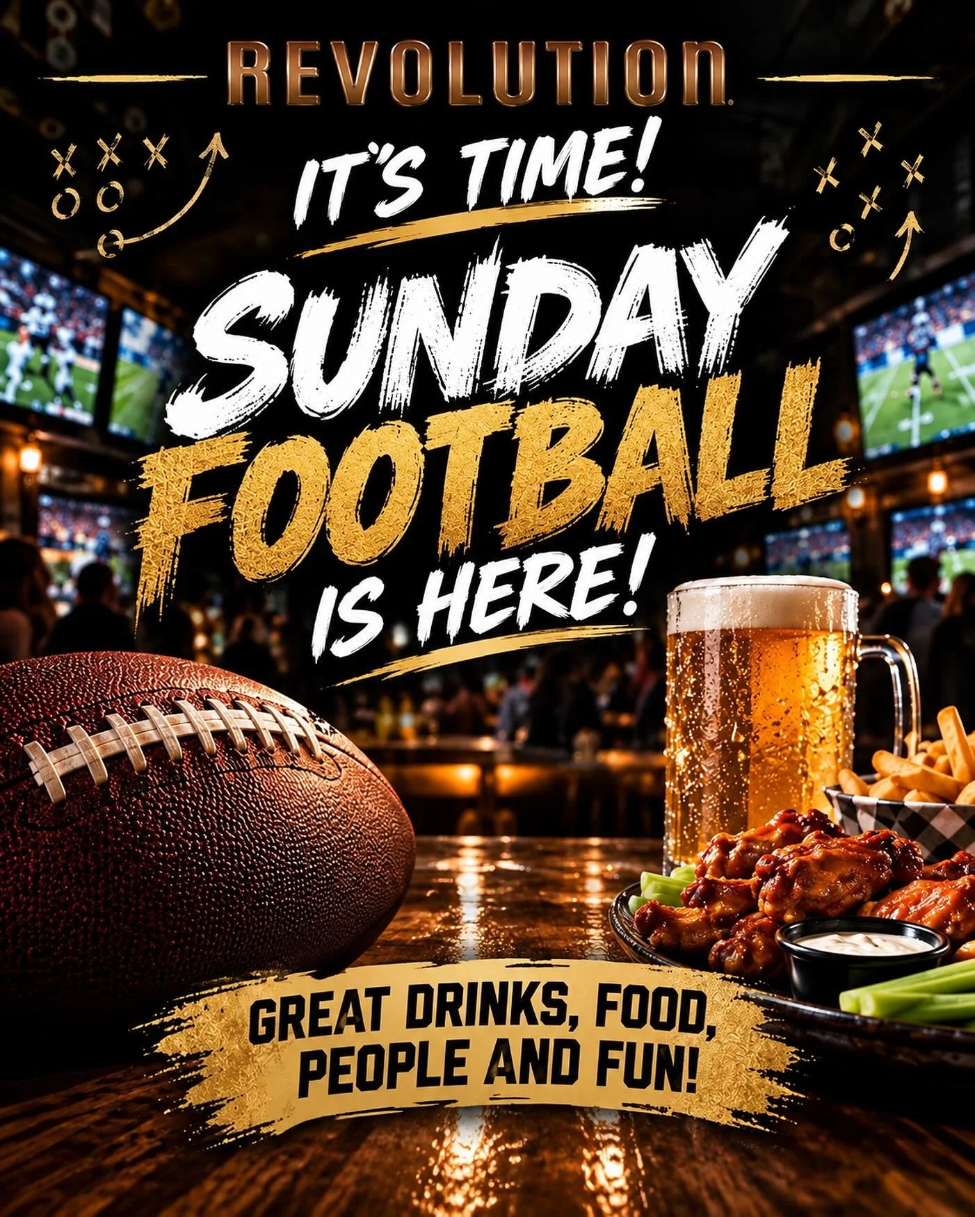 The Season Is Here And We Are Ready 🏈🍻

#revolution #revolutionmorristown