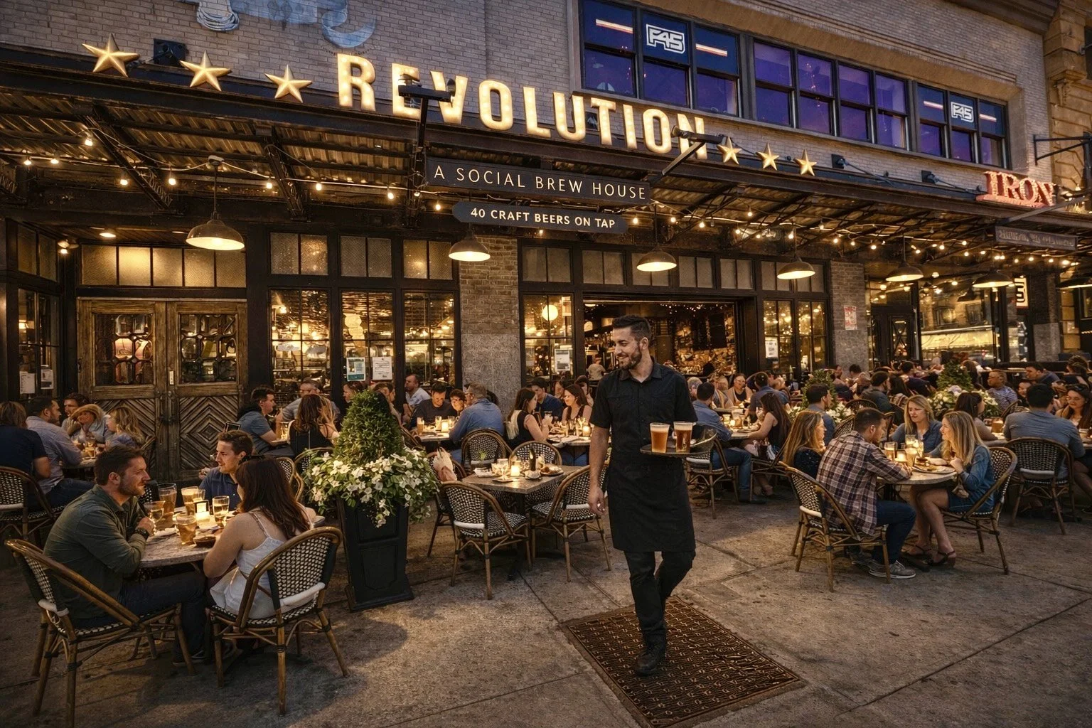 Lively evening at Revolution Morristown bar