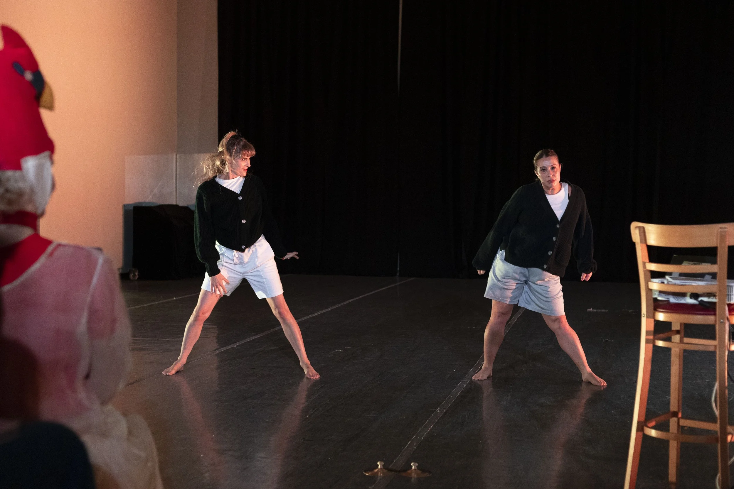 Renay Aumiller and Amy Blakely perform at RECITAL. 