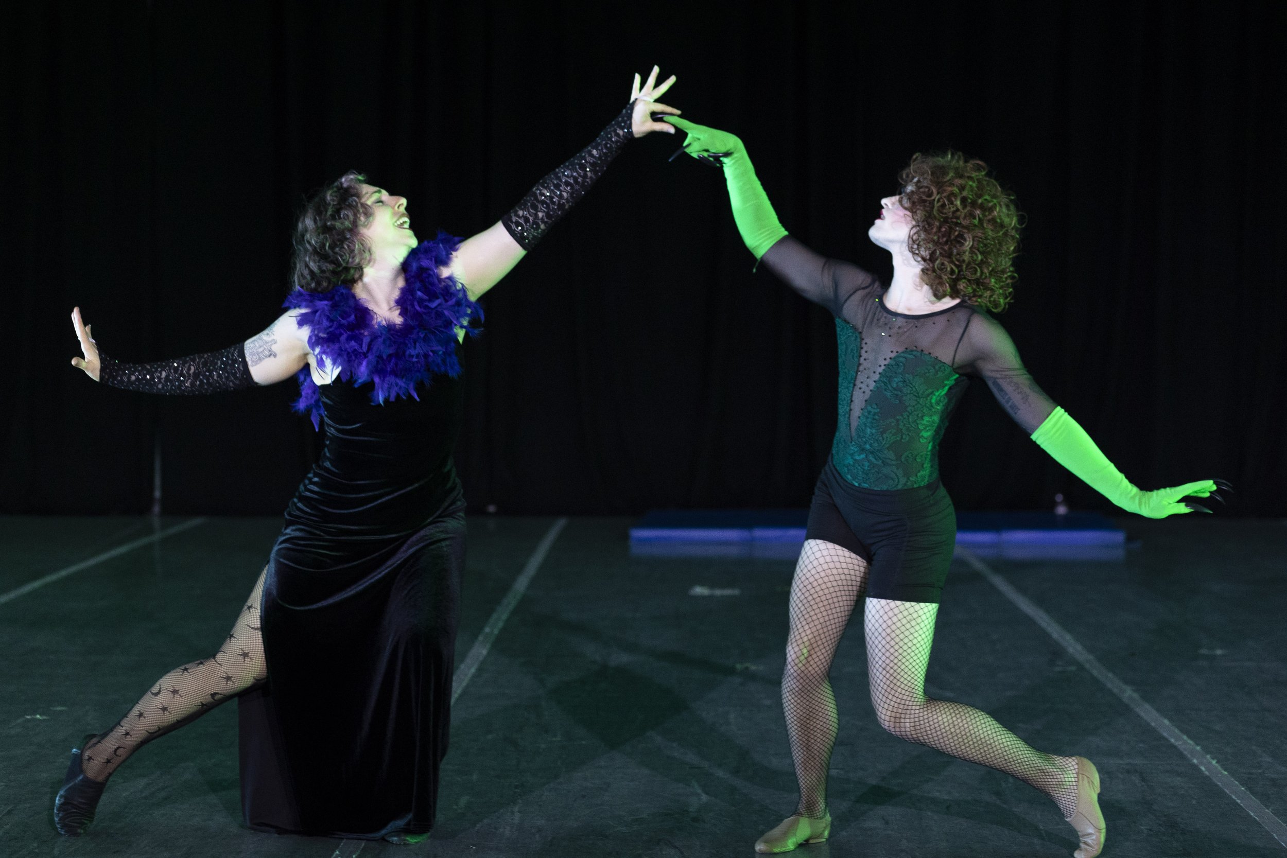 Alyssa Noble and Chris Strauss perform at RECITAL. 
