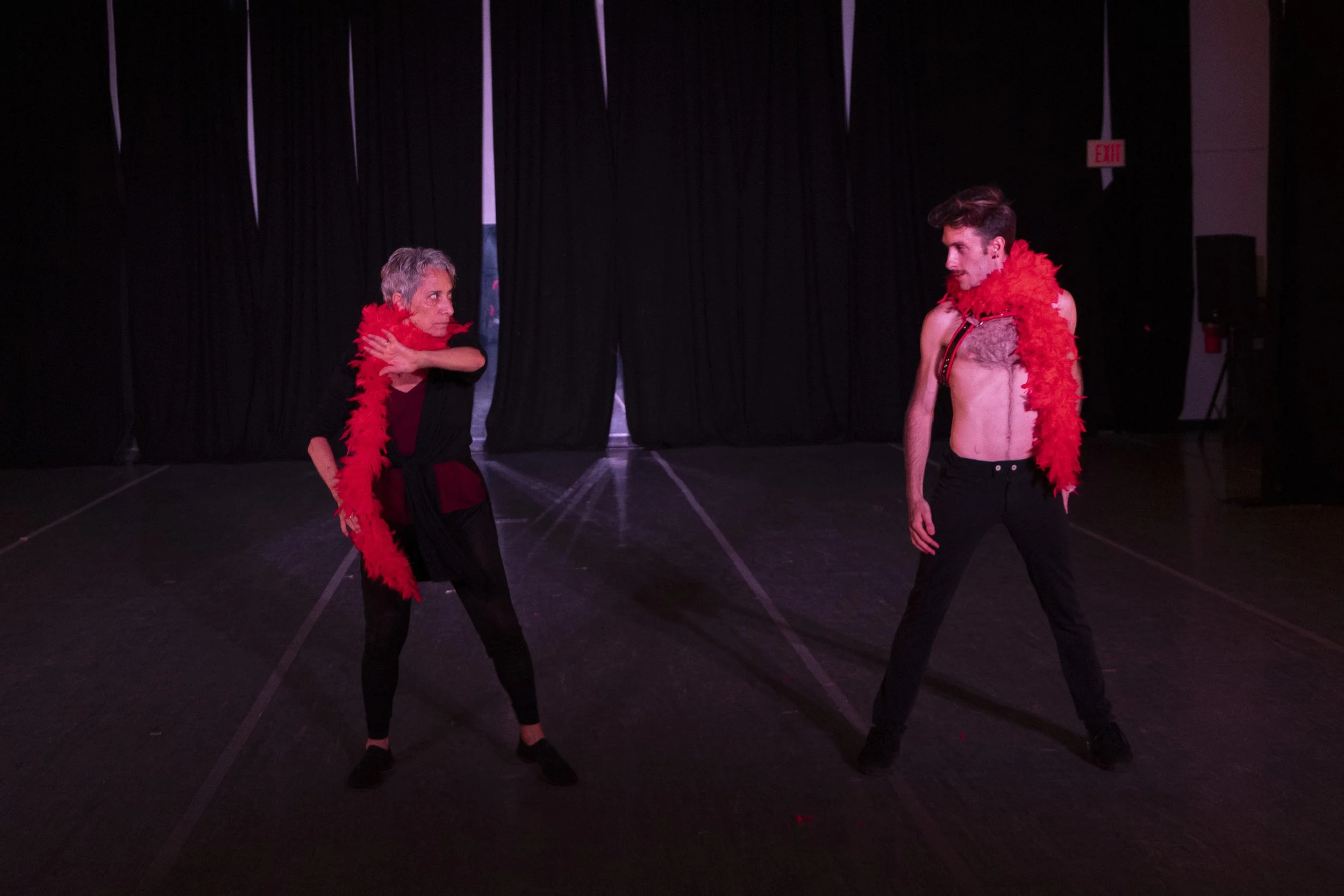 Linda Belans and Matthew Rock perform at RECITAL. 