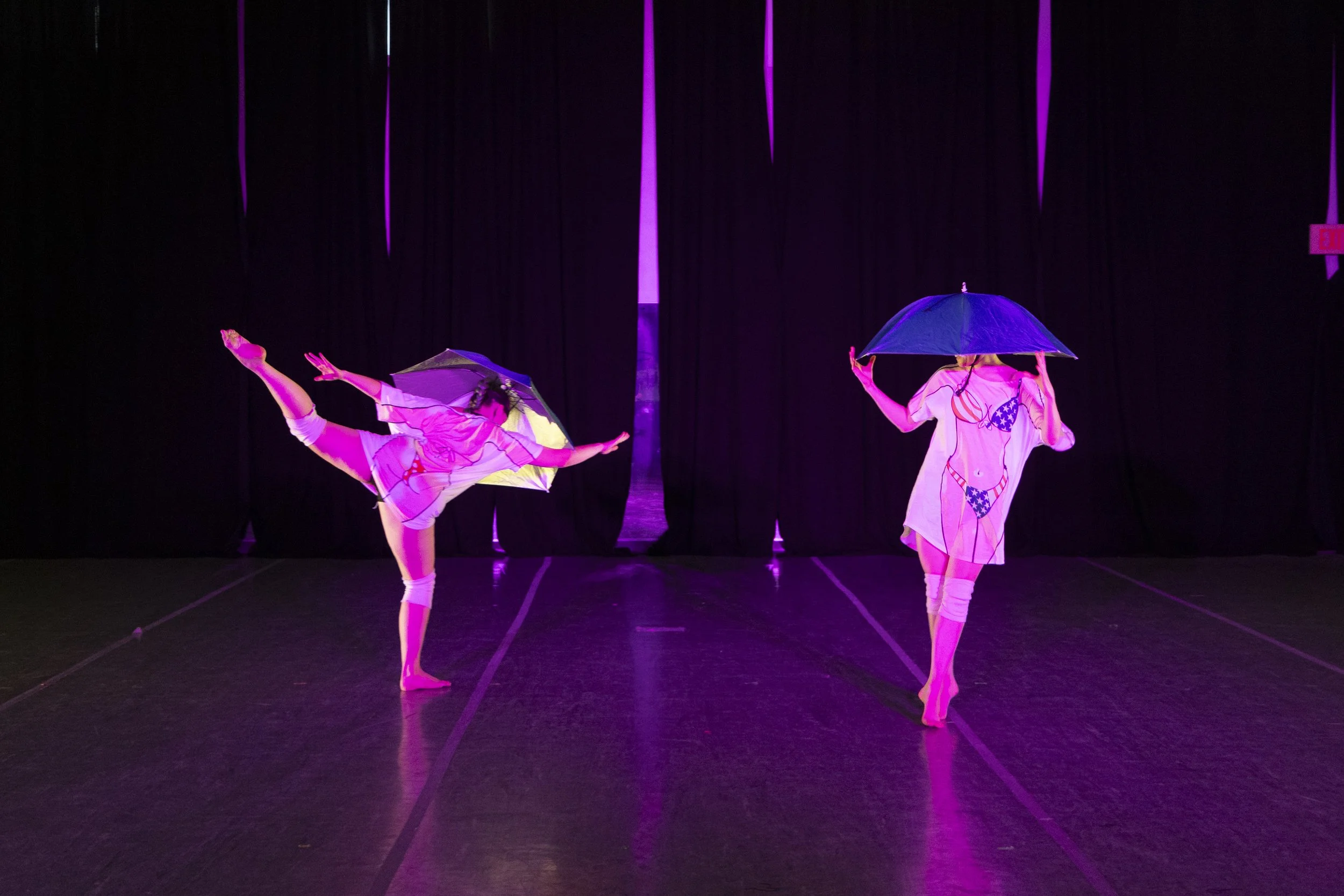 Alexandra Burchette and Megan Ross perform at RECITAL. 