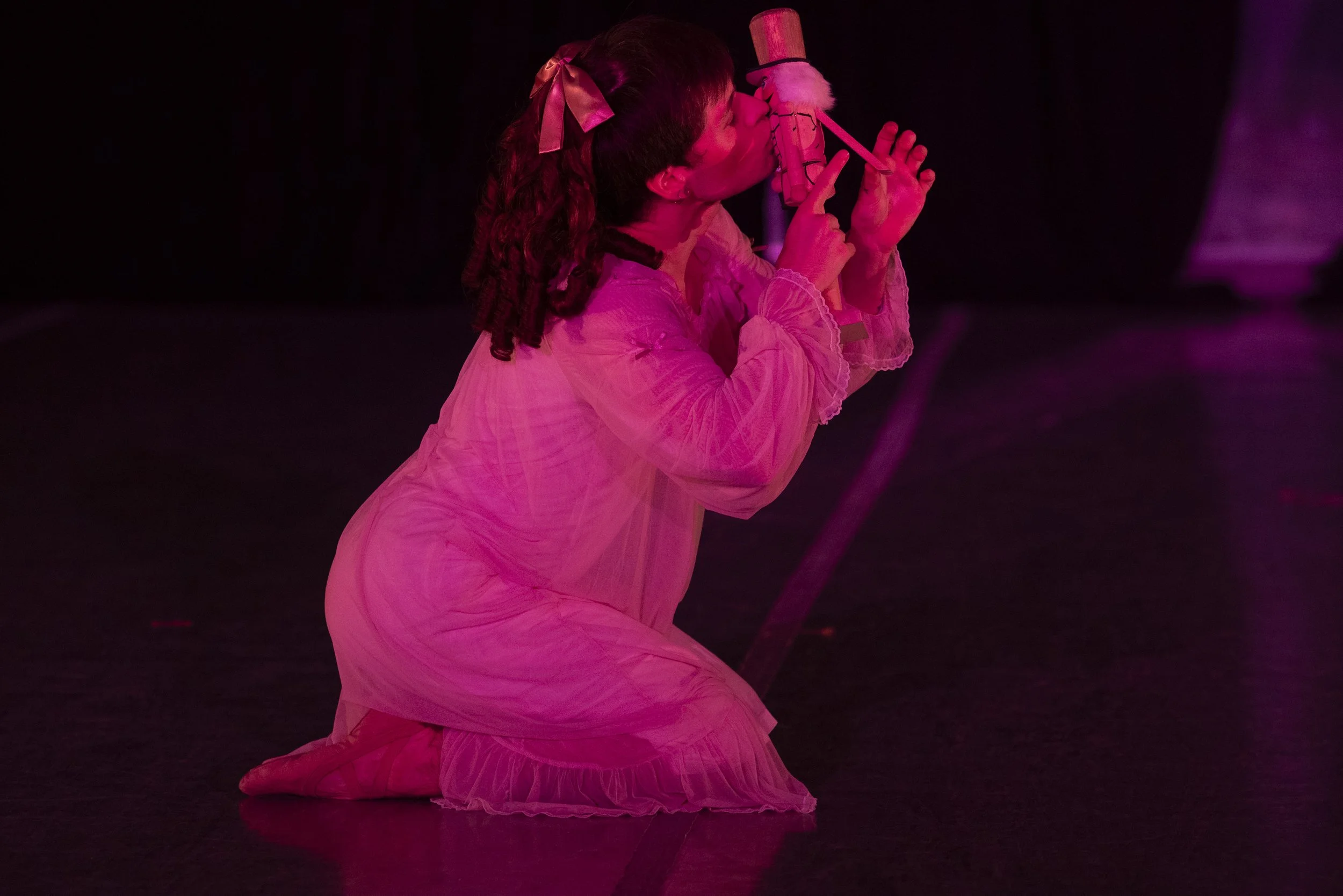 Chris Strauss performs a drag Nutcracker piece at RECITAL. 