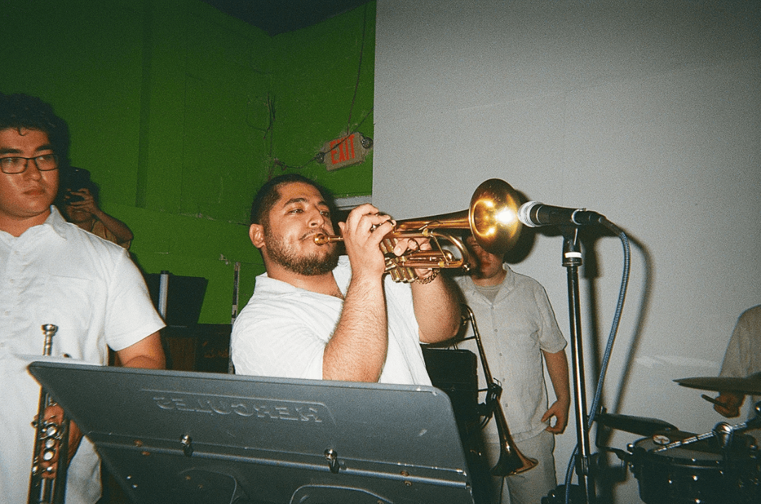 Orquesta Manplesa playing at Lolo's Social Club.