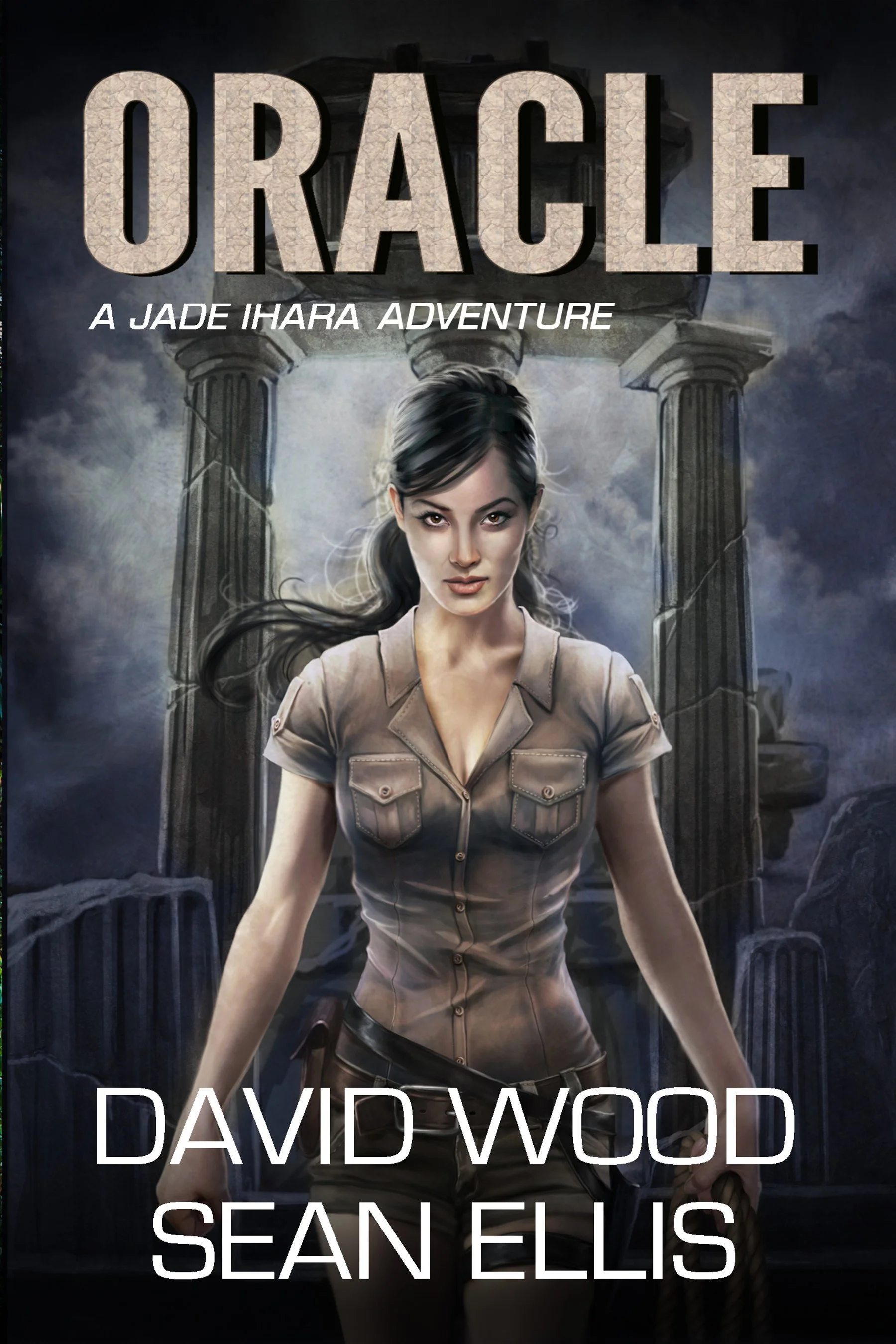 Co-authored with David Wood. When archaeologist Jade Ihara discovers enormous stone spheres beneath the ancient city of Teotihuacan and touches one to glimpse the future, she's launched into a desperate race to unlock the secret of the Oracle — with 