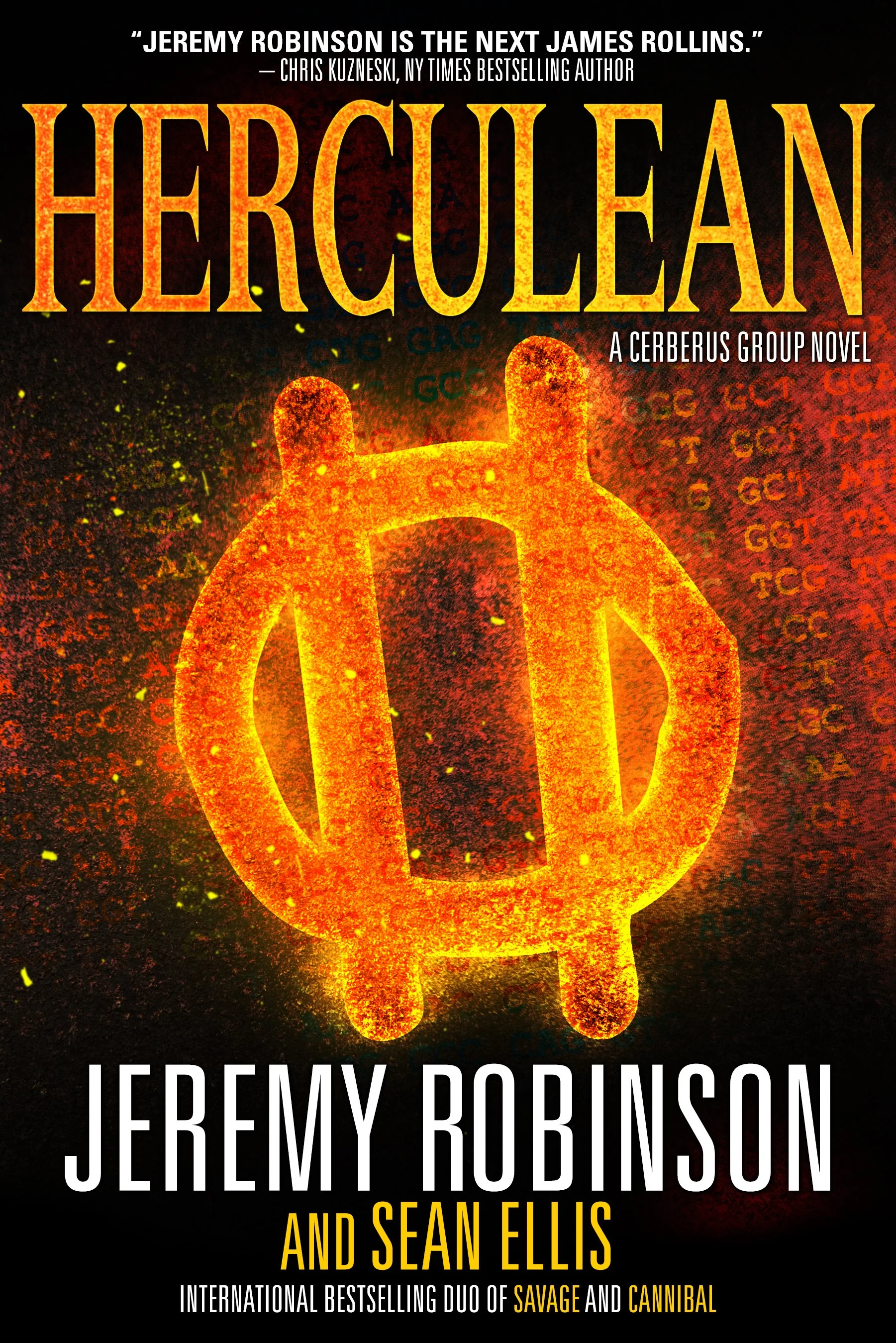 Co-authored with Jeremy Robinson. When archaeologist George Pierce discovers a secret entrance to the legendary Labyrinth, he uncovers a mutagen that can rewrite the code of life — and a shadowy organization that will purge humanity to possess it. 