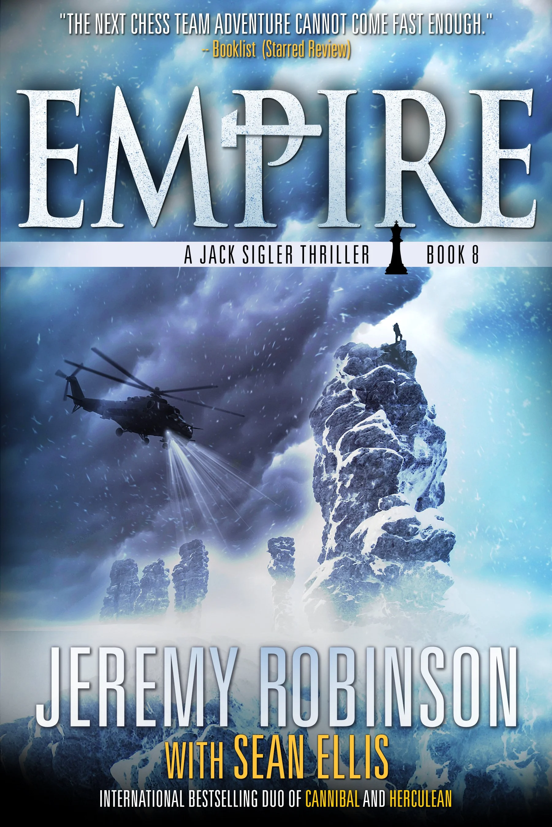 Co-authored with Jeremy Robinson. When Chess Team leader King discovers his long-dead sister alive and working for his enemies, he's pulled into a conspiracy to topple the U.S. government — and a battle against inhuman abominations in the frozen Russ