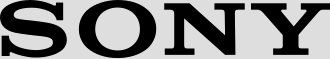 Sony logo in black text on a white background.